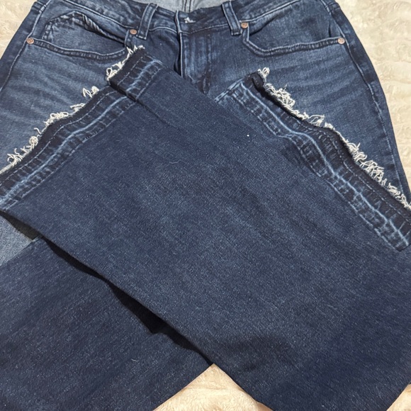 Shyanne Dark Blue Denim Jeans - Picture 4 of 12